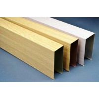 木纹铝方通厂家可以进行三类定制